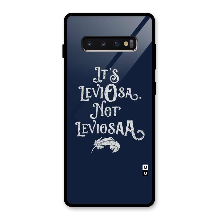 Correction Feather Glass Back Case for Galaxy S10 Plus