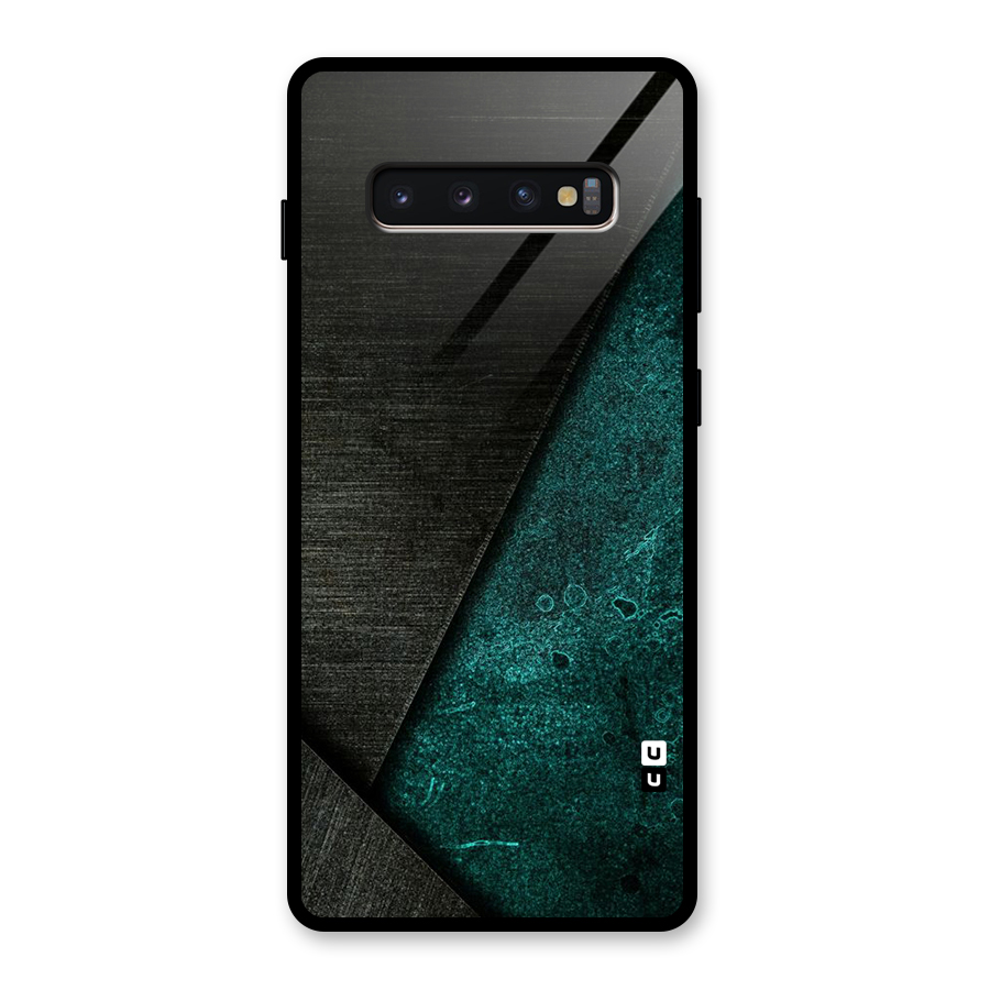 Dark Olive Green Glass Back Case for Galaxy S10 Plus