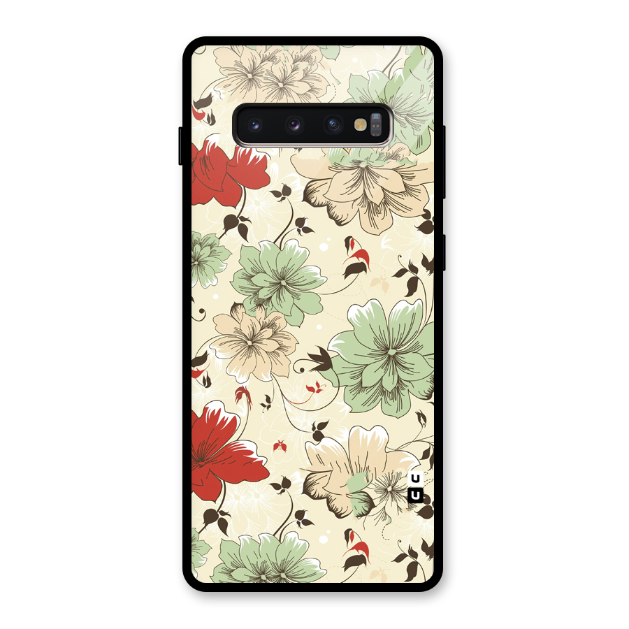 Decent Design Glass Back Case for Galaxy S10 Plus