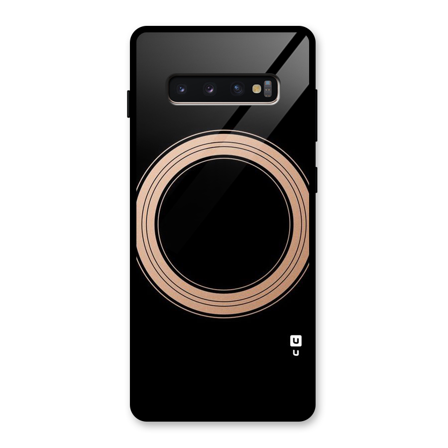 Elite Circle Glass Back Case for Galaxy S10 Plus