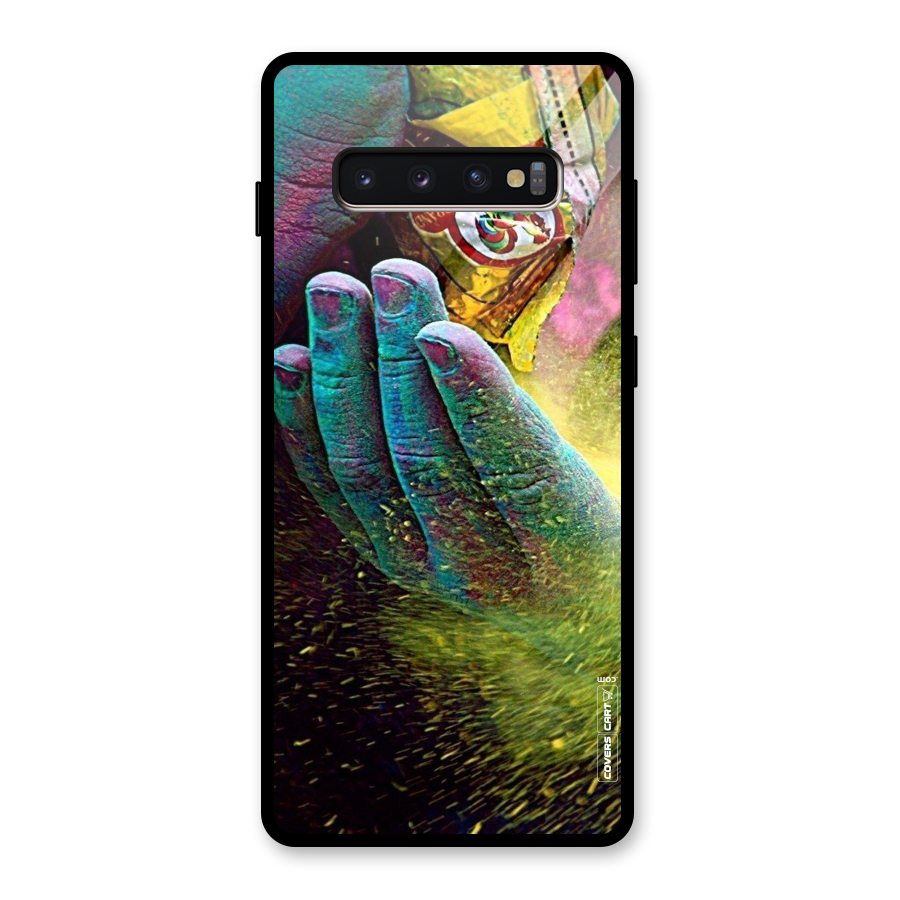 Exotic Colours Glass Back Case for Galaxy S10 Plus
