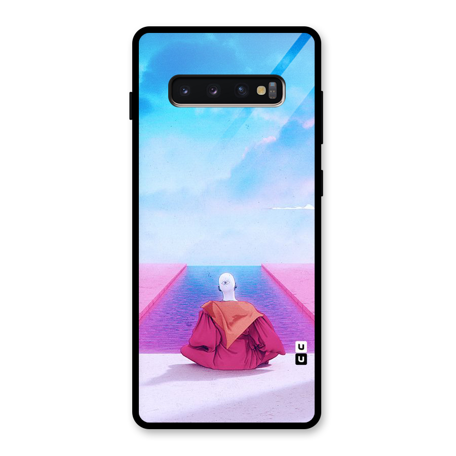 Eye Art Glass Back Case for Galaxy S10 Plus