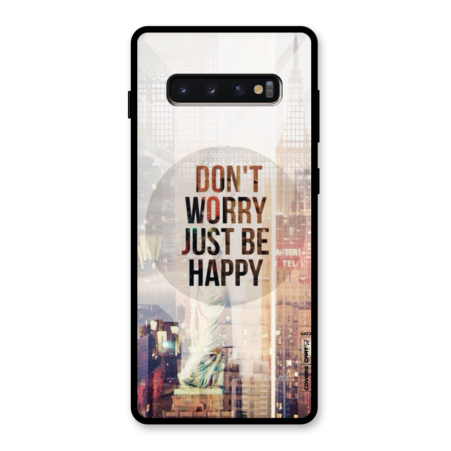 Feel Lively Glass Back Case for Galaxy S10 Plus