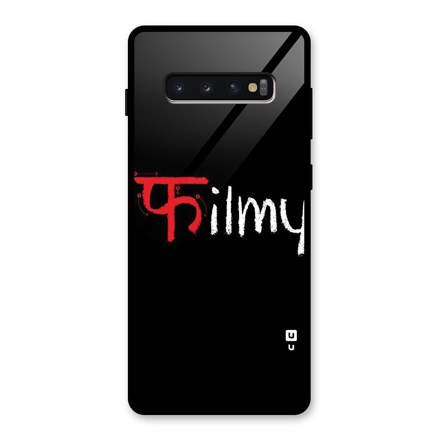 Filmy Glass Back Case for Galaxy S10 Plus