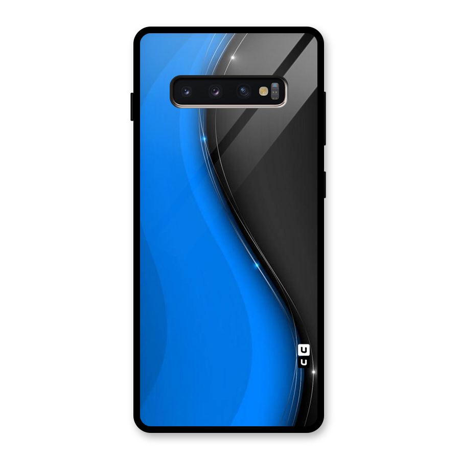 Flowing Colors Glass Back Case for Galaxy S10 Plus