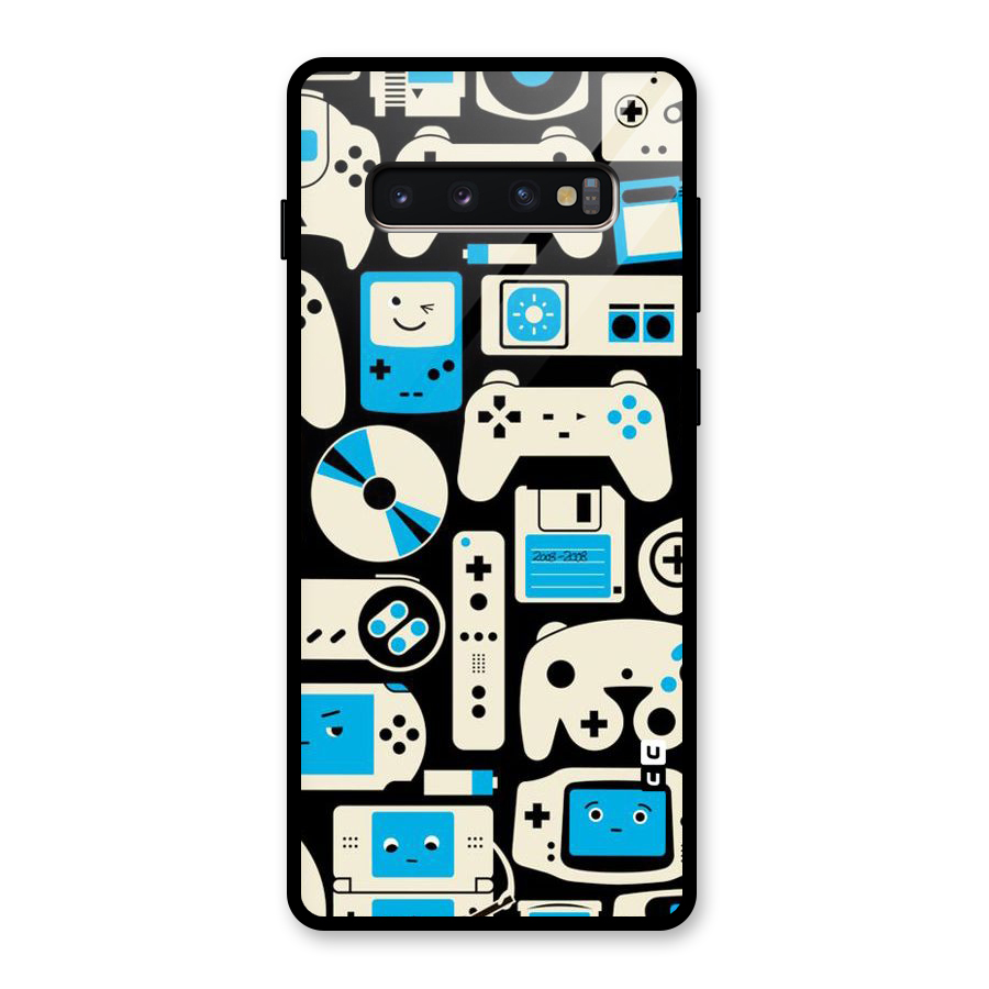 Gamers Glass Back Case for Galaxy S10 Plus