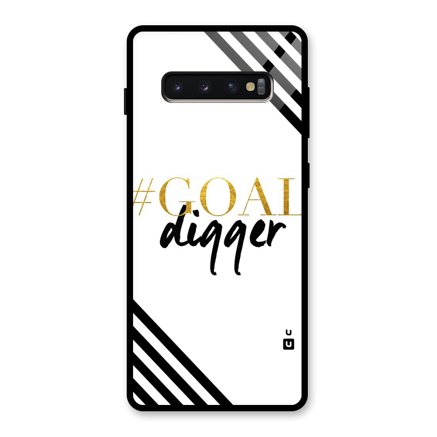 Goal Digger Glass Back Case for Galaxy S10 Plus