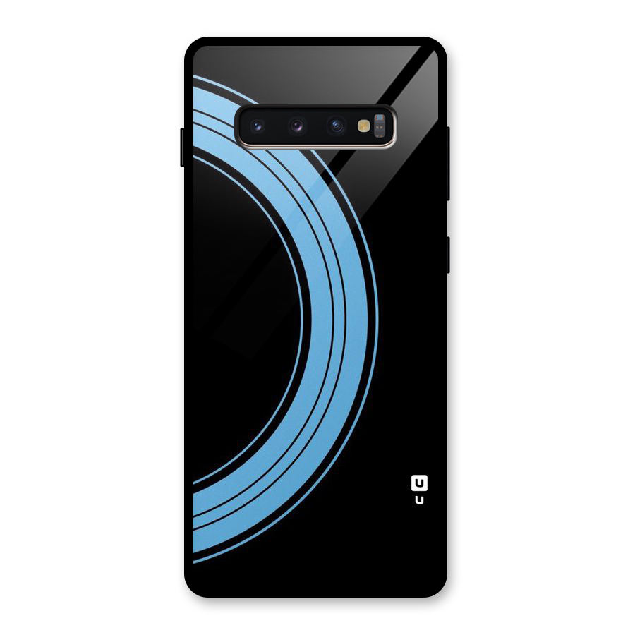 Half Circles Glass Back Case for Galaxy S10 Plus