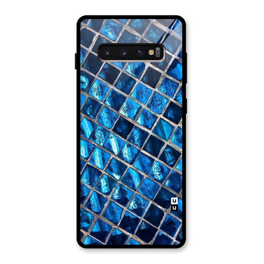 Home Tiles Design Glass Back Case for Galaxy S10 Plus