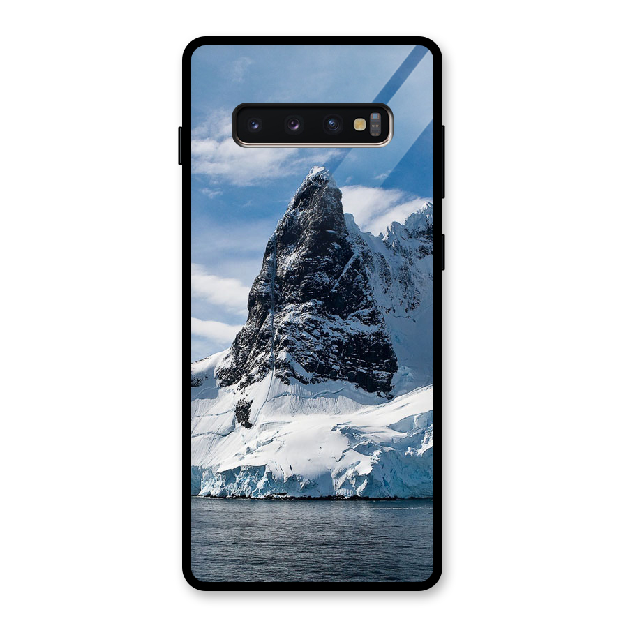Ice Mountains Glass Back Case for Galaxy S10 Plus