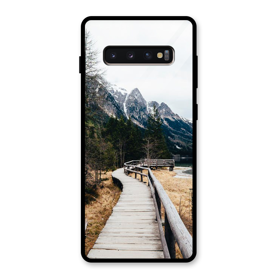Just Wander Glass Back Case for Galaxy S10 Plus