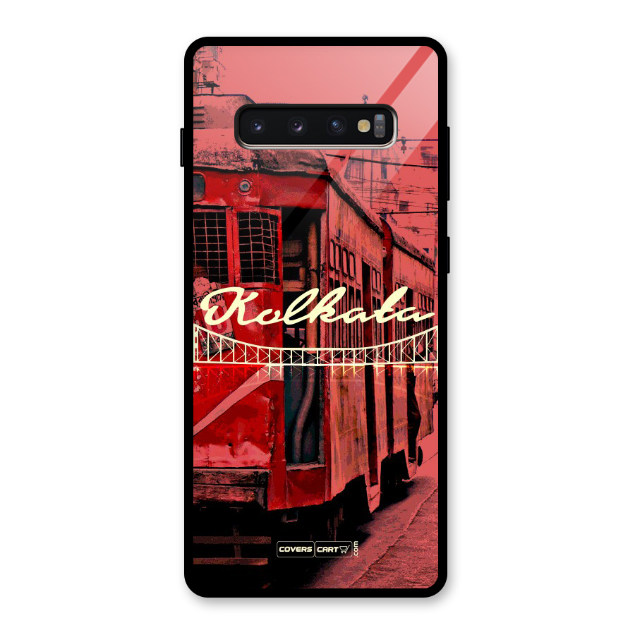 Kolkata Citystyle Glass Back Case for Galaxy S10 Plus