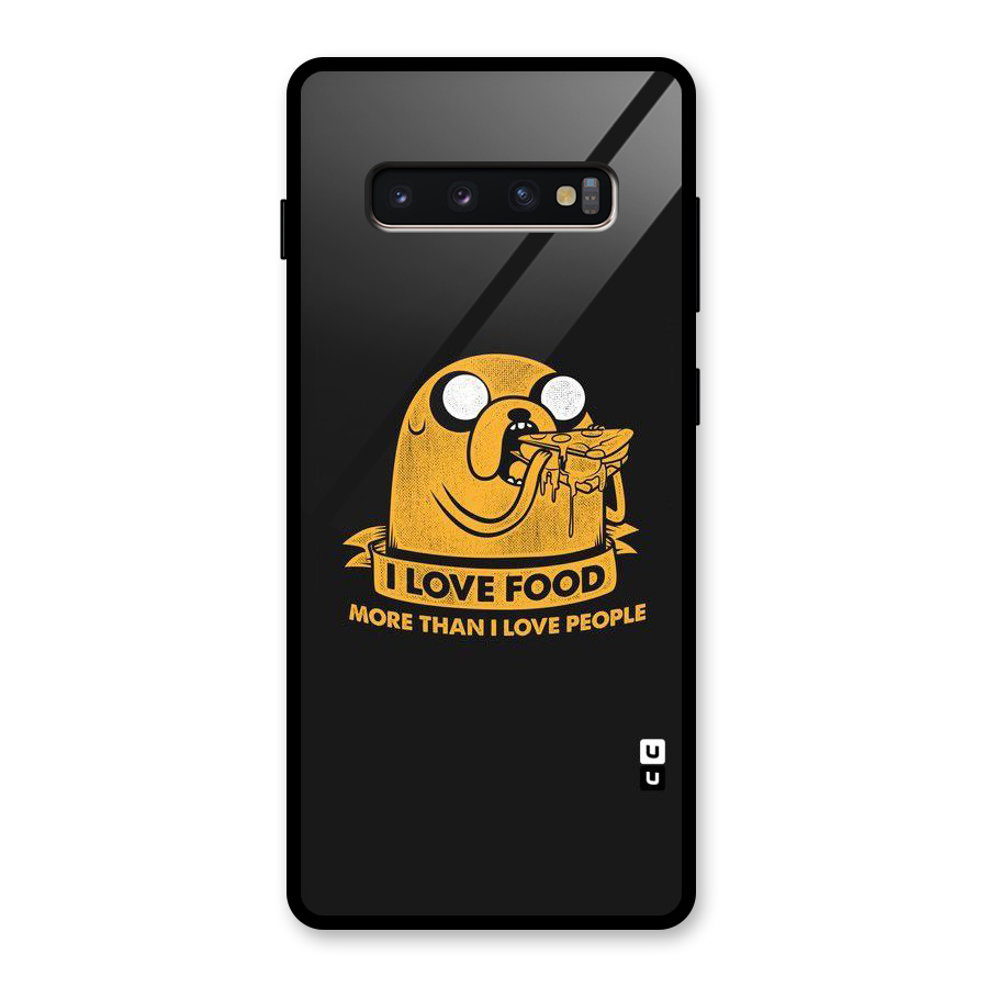 Love Food Glass Back Case for Galaxy S10 Plus