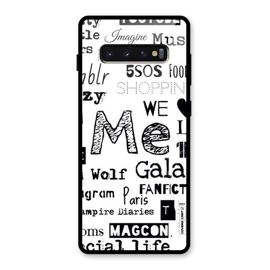 Love Things Glass Back Case for Galaxy S10 Plus