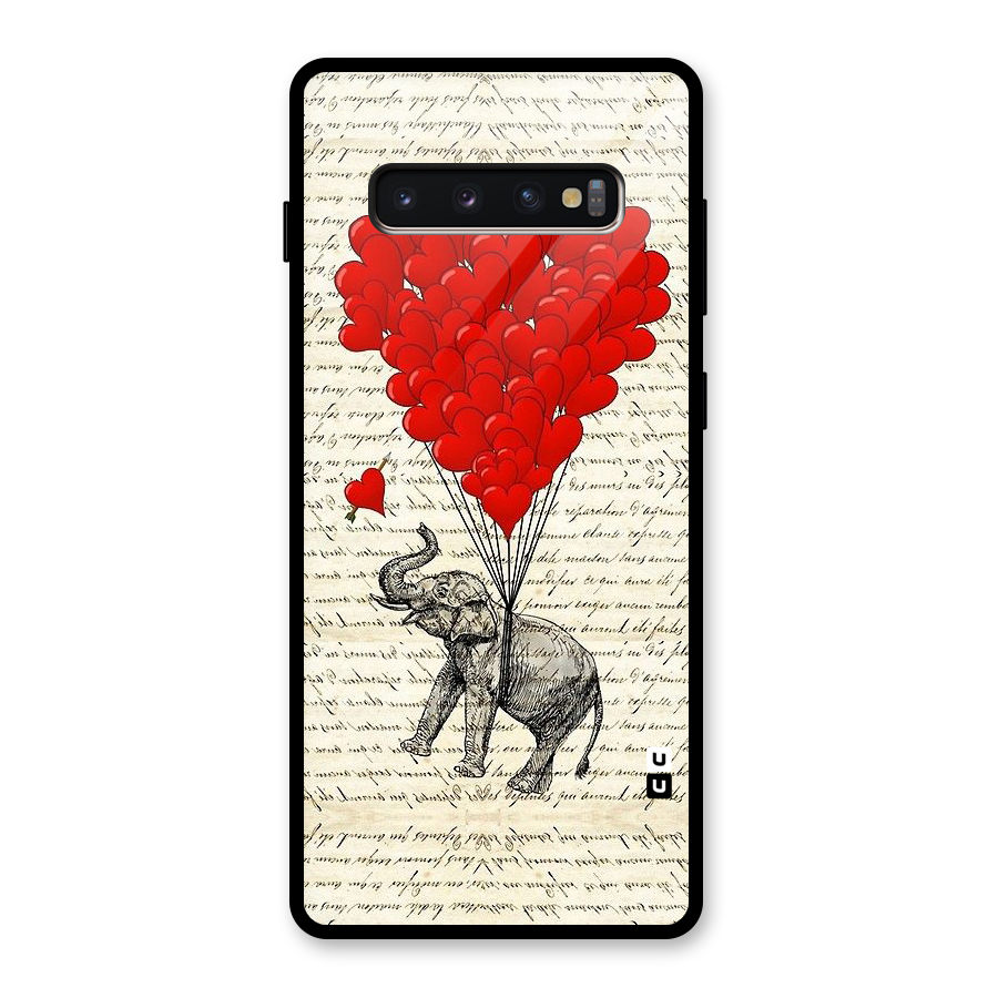 Love Weight Glass Back Case for Galaxy S10 Plus