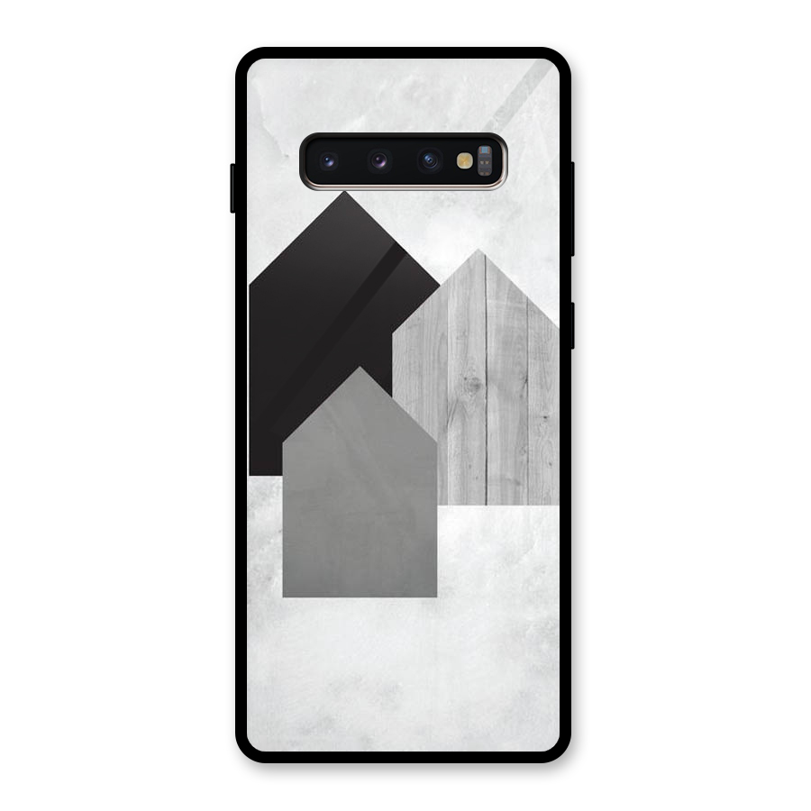 Marble Poster Glass Back Case for Galaxy S10 Plus