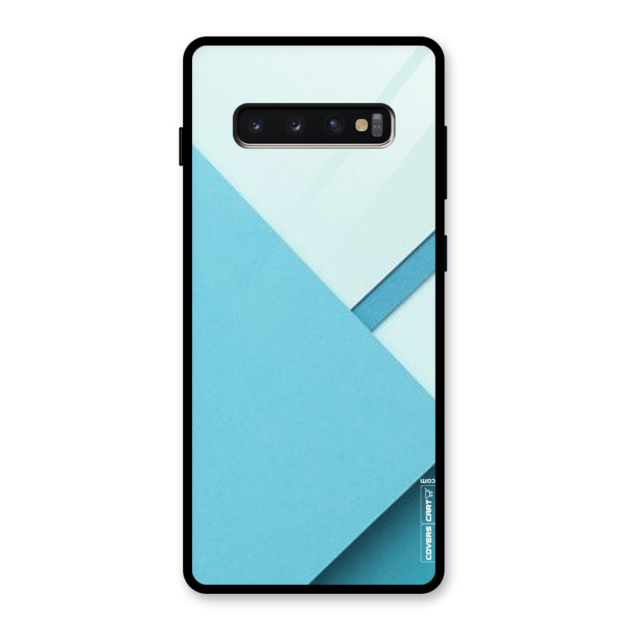 Material Design Glass Back Case for Galaxy S10 Plus