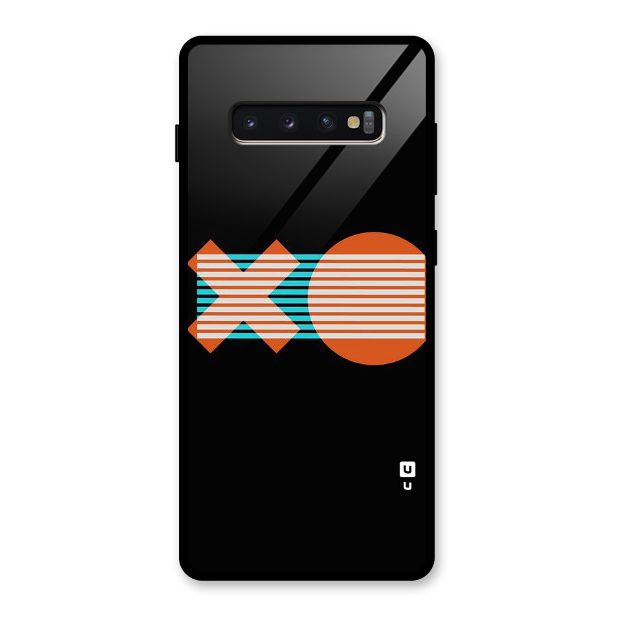 Minimal Art Glass Back Case for Galaxy S10 Plus