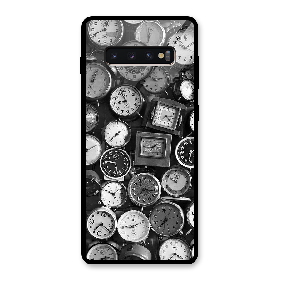 Monochrome Collection Glass Back Case for Galaxy S10 Plus