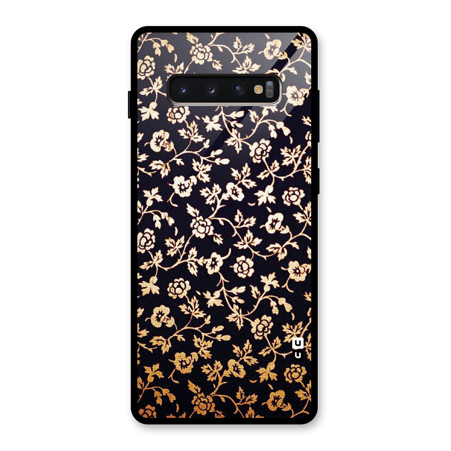 Most Beautiful Floral Glass Back Case for Galaxy S10 Plus