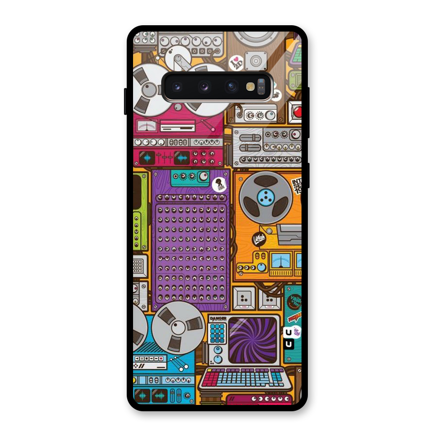 Music Decks Glass Back Case for Galaxy S10 Plus