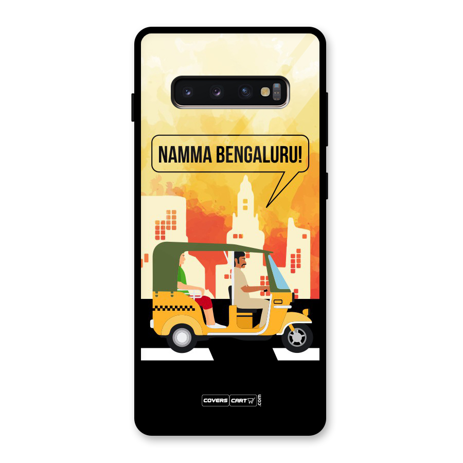 Namma Bengaluru Glass Back Case for Galaxy S10 Plus