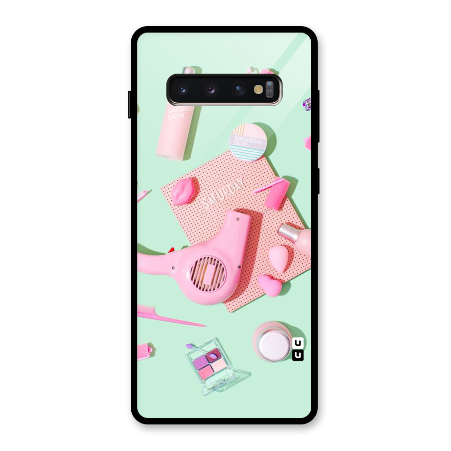 Night Out Slay Glass Back Case for Galaxy S10 Plus