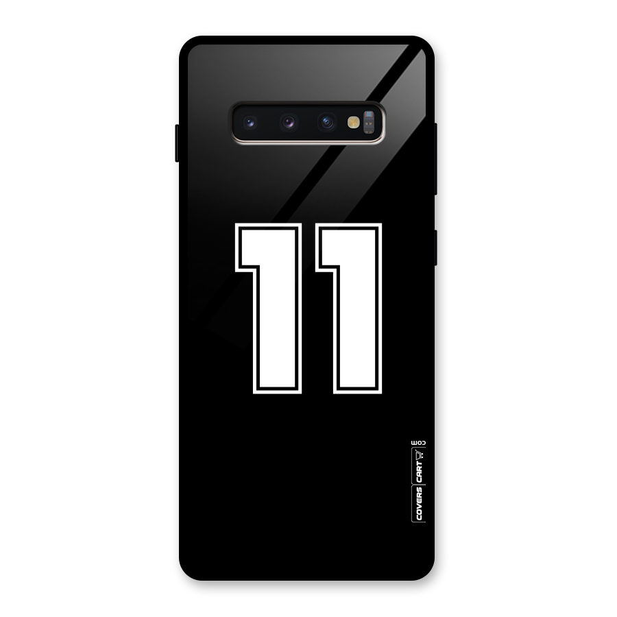 Number 11 Glass Back Case for Galaxy S10 Plus