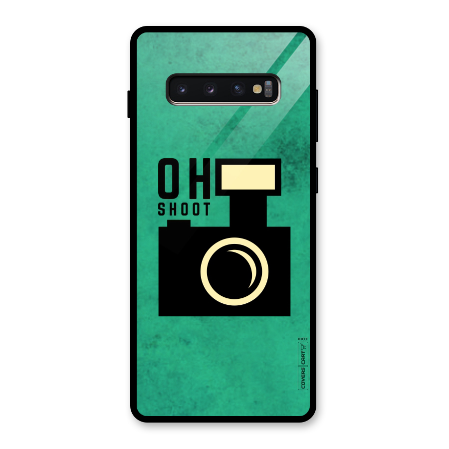 Oh Shoot Glass Back Case for Galaxy S10 Plus