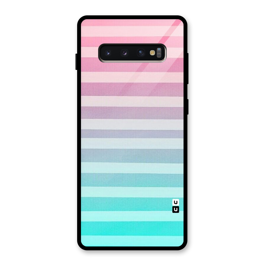 Pastel Ombre Glass Back Case for Galaxy S10 Plus
