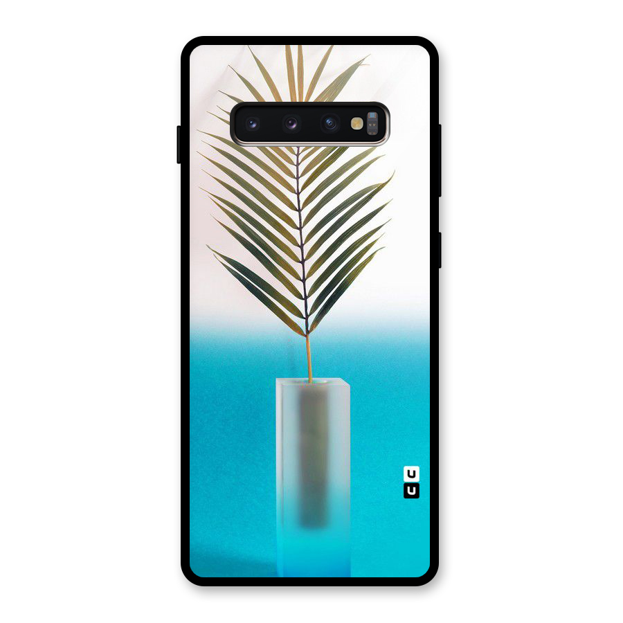 Plant Home Art Glass Back Case for Galaxy S10 Plus