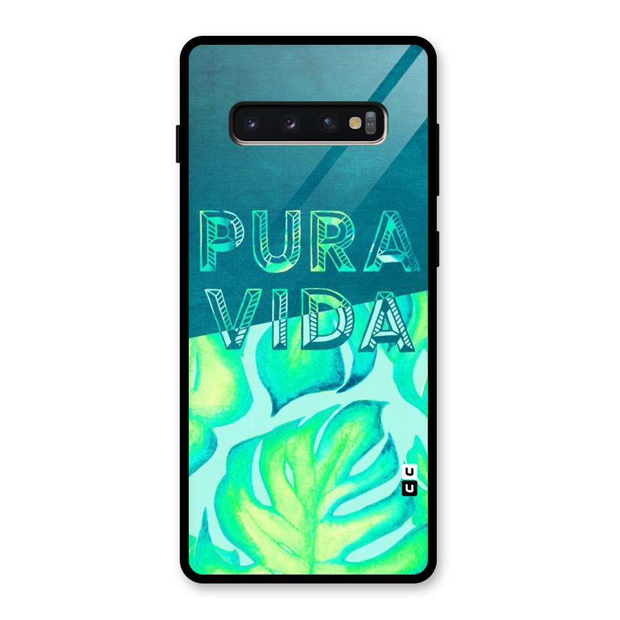 Pre Vida Glass Back Case for Galaxy S10 Plus