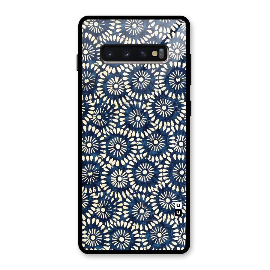 Pretty Circles Glass Back Case for Galaxy S10 Plus