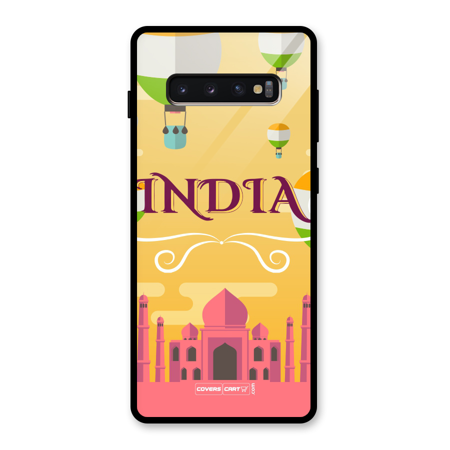 Proud To Be Indian Glass Back Case for Galaxy S10 Plus