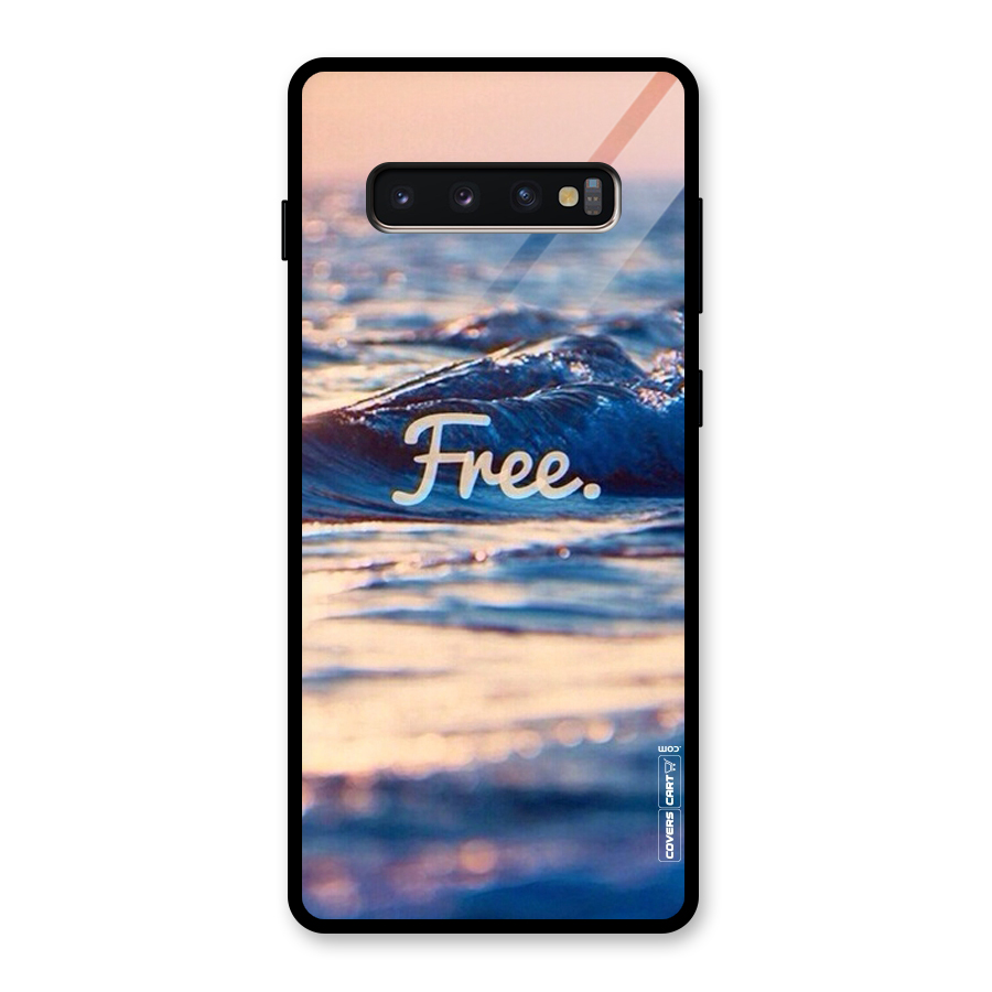 Set Yourself Free Glass Back Case for Galaxy S10 Plus