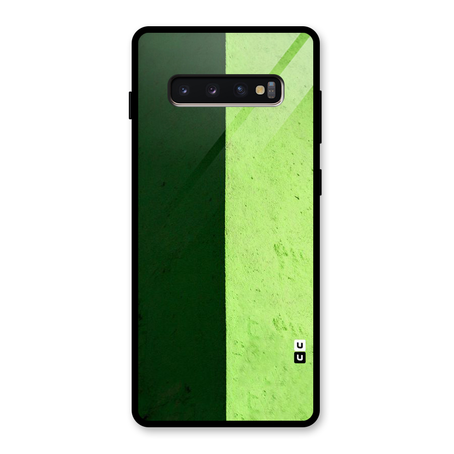 Shades Half Glass Back Case for Galaxy S10 Plus