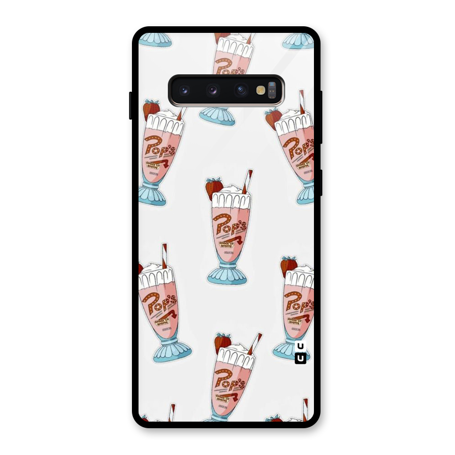Shake Design Glass Back Case for Galaxy S10 Plus