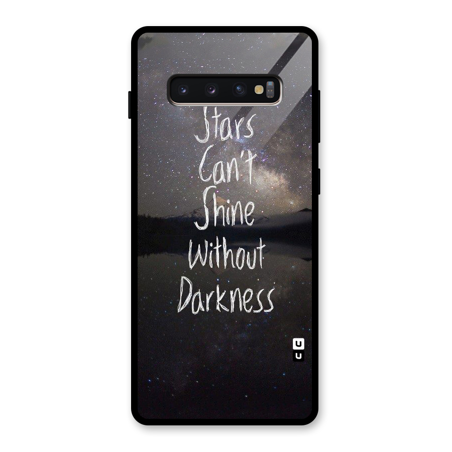 Stars Shine Glass Back Case for Galaxy S10 Plus