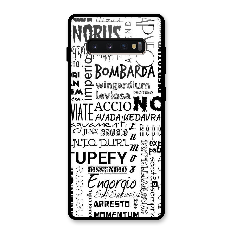 Stupefy Glass Back Case for Galaxy S10 Plus