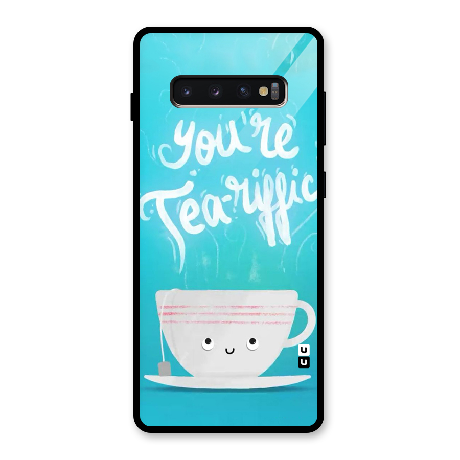 Tea-rific Glass Back Case for Galaxy S10 Plus