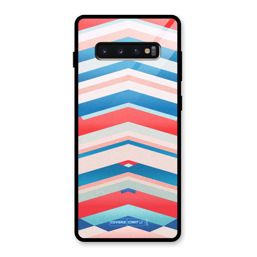 Unique Vibrant Colours Glass Back Case for Galaxy S10 Plus