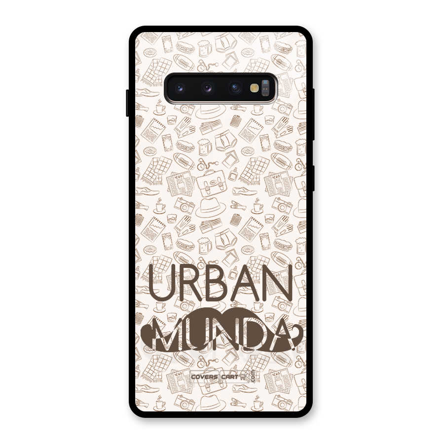 Urban Munda Glass Back Case for Galaxy S10 Plus