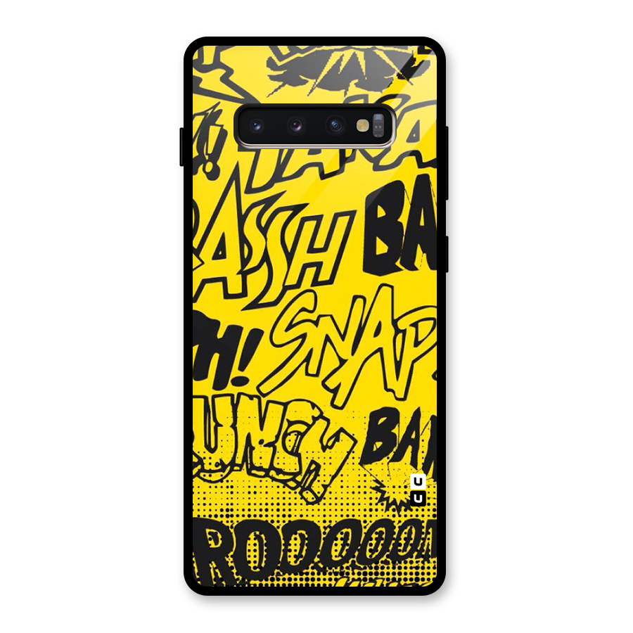Vroom Snap Glass Back Case for Galaxy S10 Plus