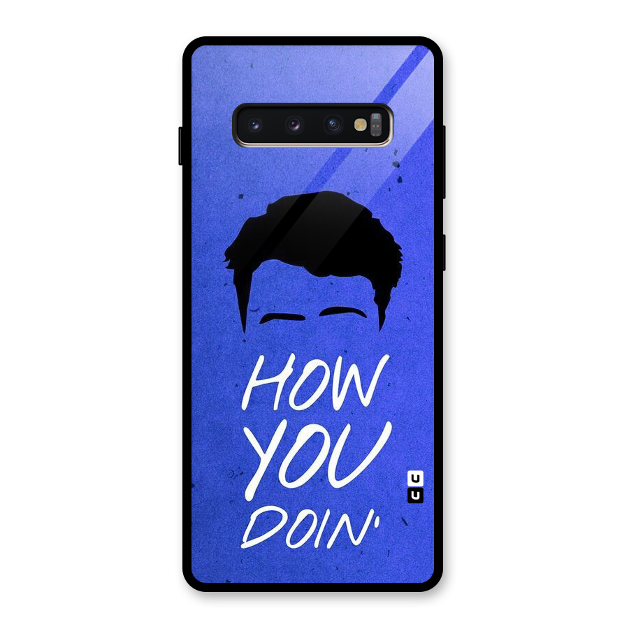 Wassup You Glass Back Case for Galaxy S10 Plus