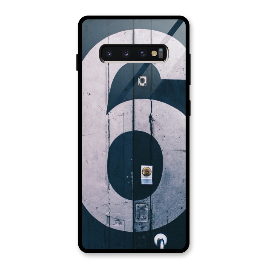 Wooden Six Glass Back Case for Galaxy S10 Plus
