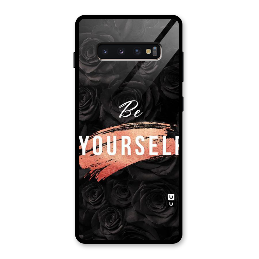 Yourself Shade Glass Back Case for Galaxy S10 Plus