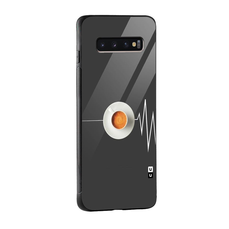 After Coffee Glass Back Case for Galaxy S10 Plus
