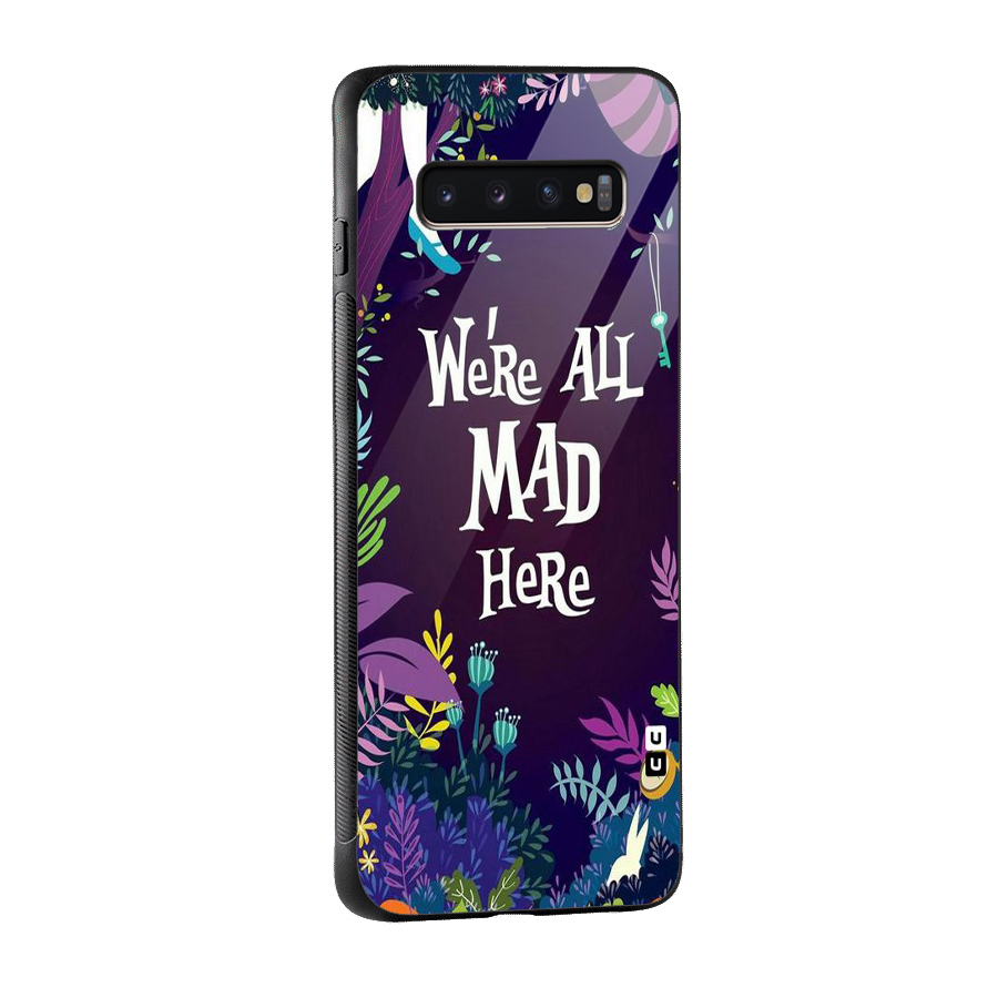 All Mad Glass Back Case for Galaxy S10 Plus