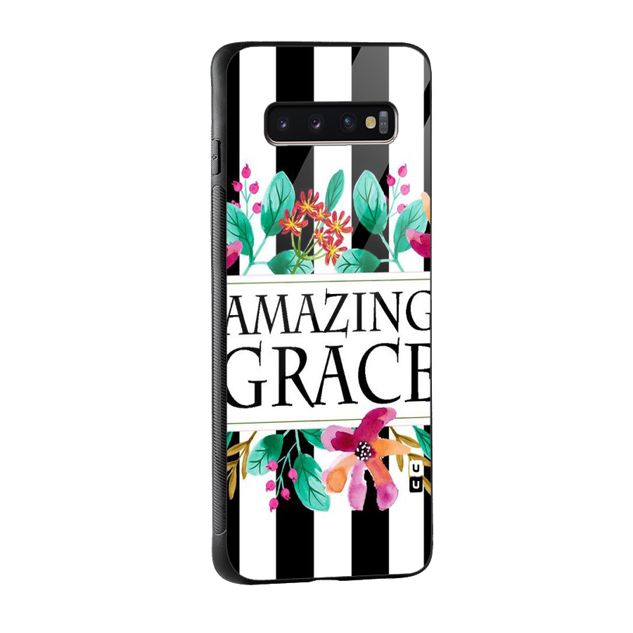 Amazing Grace Glass Back Case for Galaxy S10 Plus