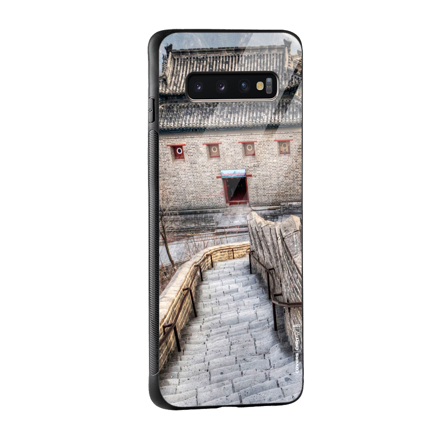 Ancient Strairs Glass Back Case for Galaxy S10 Plus